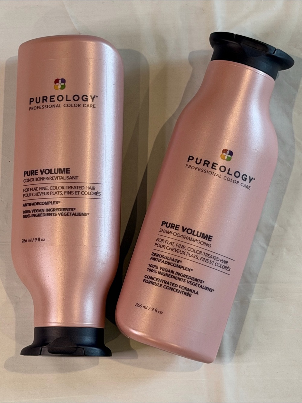 Pureology Pure Volume Shampoo & Conditioner Set 9oz - New/Full Bottle